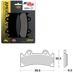 SBS BRAKE PAD 683H.CT