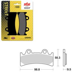 SBS BRAKE PAD 683HF