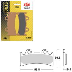 SBS BRAKE PAD 683HS