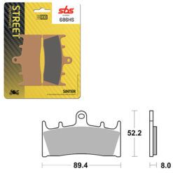 SBS BRAKE PAD 686HS