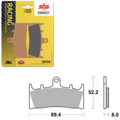 SBS BRAKE PAD 686RST
