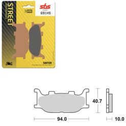 SBS BRAKE PAD 691HS