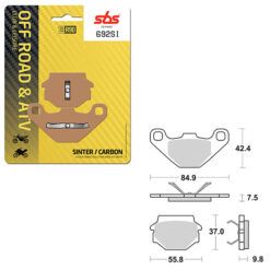 SBS BRAKE PAD 692SI