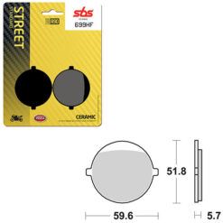 SBS BRAKE PAD 699HF