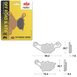 SBS BRAKE PAD 702RSI