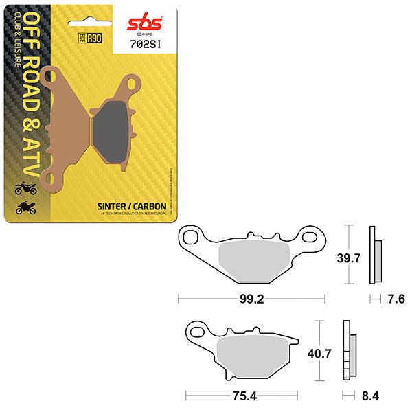 SBS BRAKE PAD 702SI