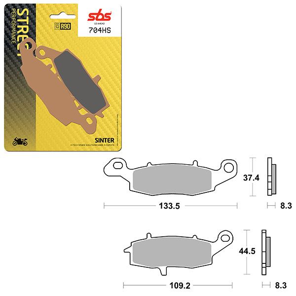 SBS BRAKE PAD 704HS