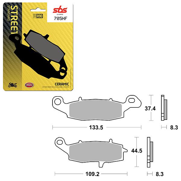 SBS BRAKE PAD 705HF