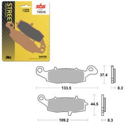SBS BRAKE PAD 705HS