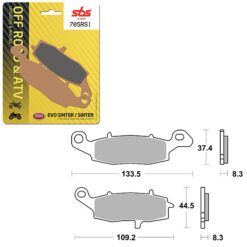 SBS BRAKE PAD 705RSI