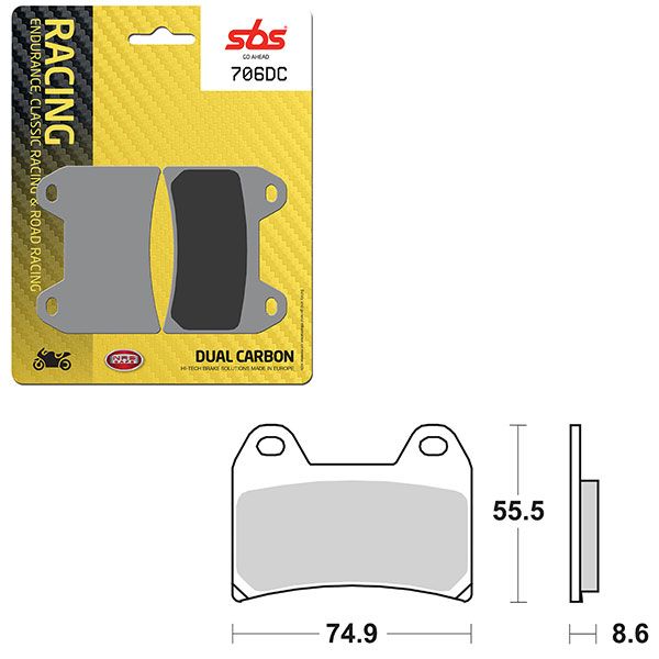 SBS BRAKE PAD 706DC