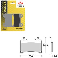 SBS BRAKE PAD 706DS-1