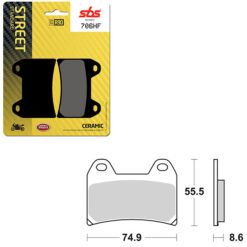 SBS BRAKE PAD 706HF