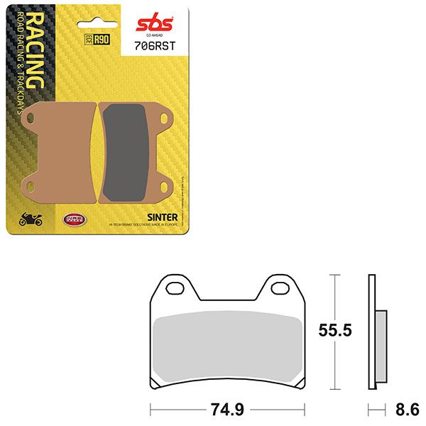 SBS BRAKE PAD 706RST