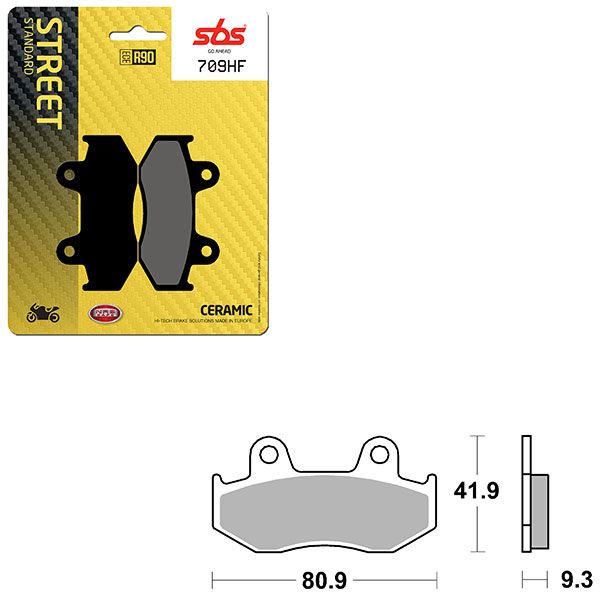 SBS BRAKE PAD 709HF