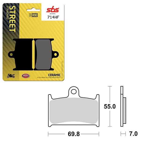 SBS BRAKE PAD 714HF