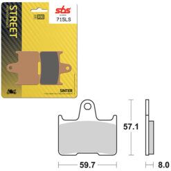 SBS BRAKE PAD 715LS