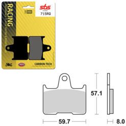 SBS BRAKE PAD 715RQ