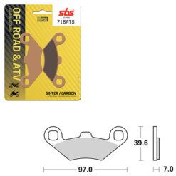 SBS BRAKE PAD 716ATS
