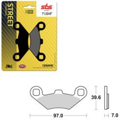 SBS BRAKE PAD 716HF