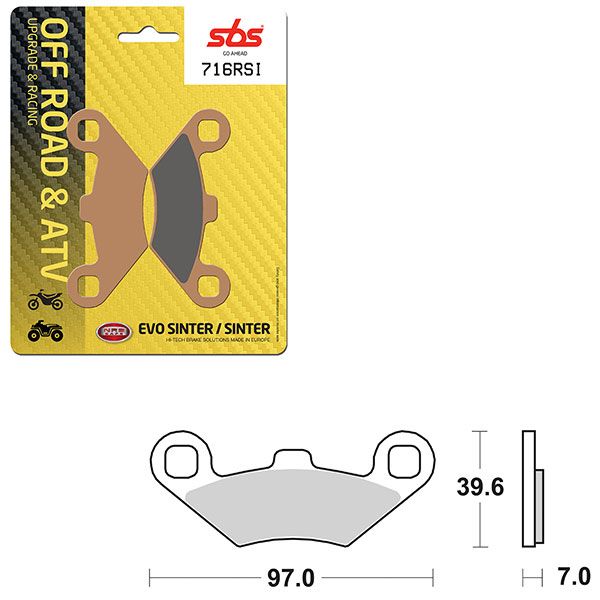 SBS BRAKE PAD 716RSI