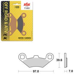 SBS BRAKE PAD 716SI