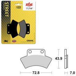 SBS BRAKE PAD 717HF