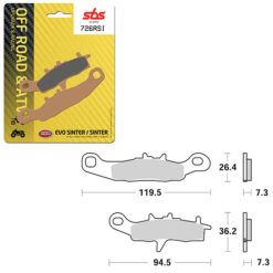 SBS BRAKE PAD 726RSI