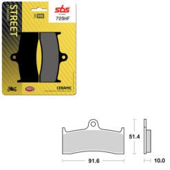 SBS BRAKE PAD 729HF