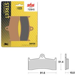 SBS BRAKE PAD 729HS