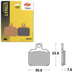 SBS BRAKE PAD 730LS