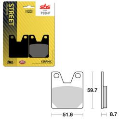 SBS BRAKE PAD 733HF