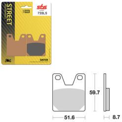 SBS BRAKE PAD 733LS
