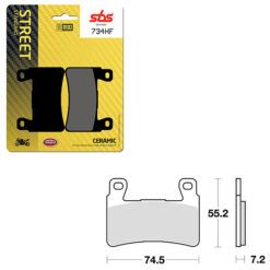 SBS BRAKE PAD 734HF