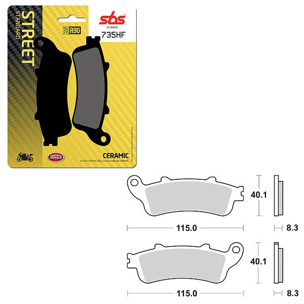 SBS BRAKE PAD 735HF
