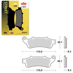 SBS BRAKE PAD 736HF