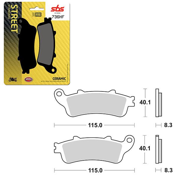 SBS BRAKE PAD 736HF
