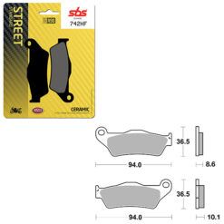 SBS BRAKE PAD 742HF