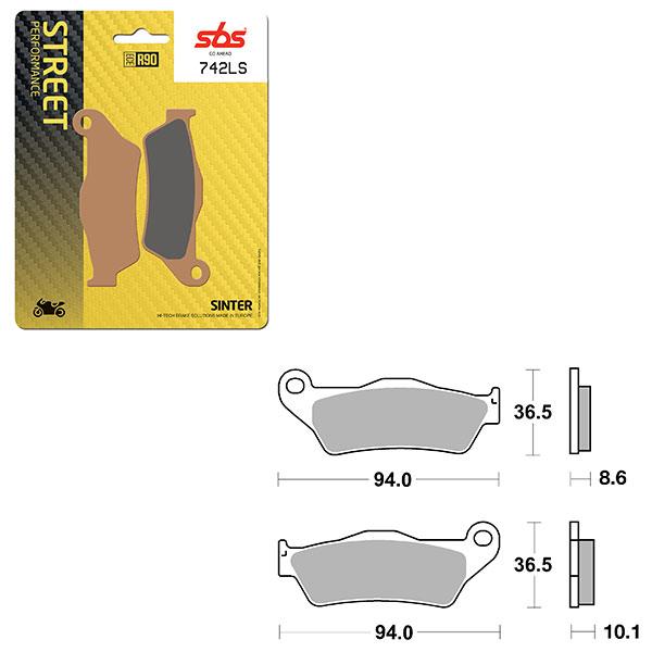 SBS BRAKE PAD 742LS
