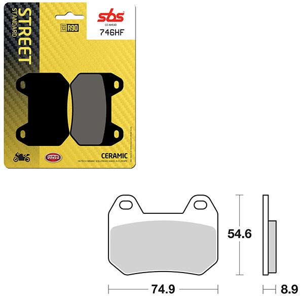 SBS BRAKE PAD 746HF