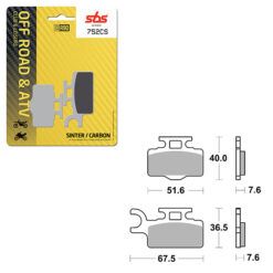 SBS BRAKE PAD 752CS