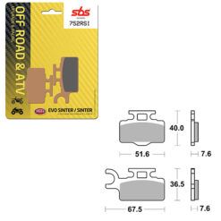 SBS BRAKE PAD 752RSI