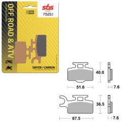 SBS BRAKE PAD 752SI