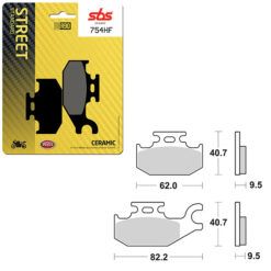 SBS BRAKE PAD 754HF