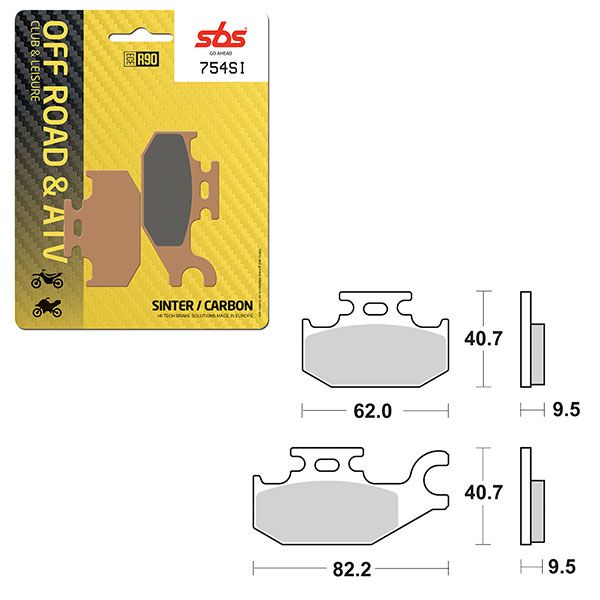 SBS BRAKE PAD 754SI