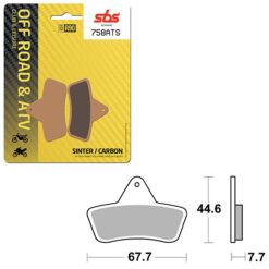 SBS BRAKE PAD 758ATS
