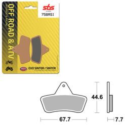 SBS BRAKE PAD 758RSI