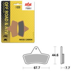 SBS BRAKE PAD 758SI