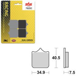 SBS BRAKE PAD 762DC