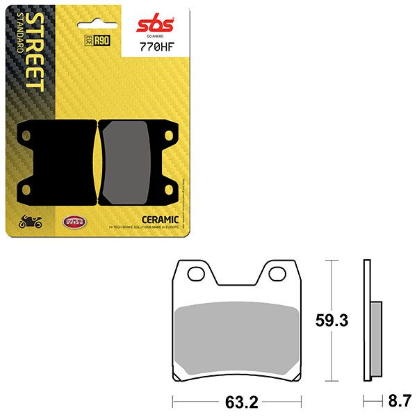 SBS BRAKE PAD 770HF
